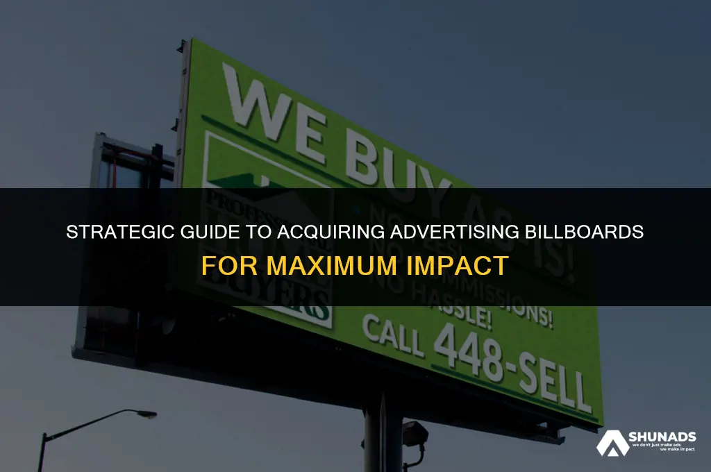 how to buy advertising billboards