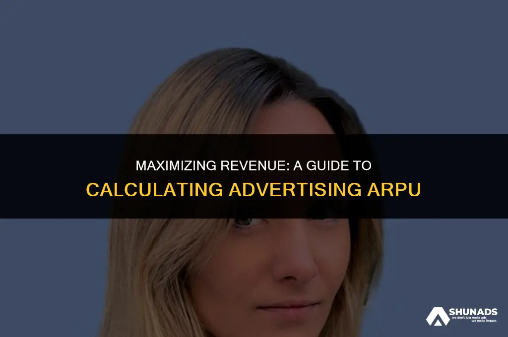 how to calcuate advertising arpu