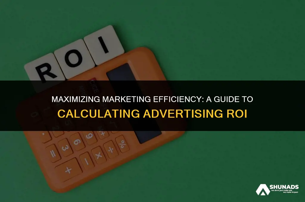 how to calculate advertising roi