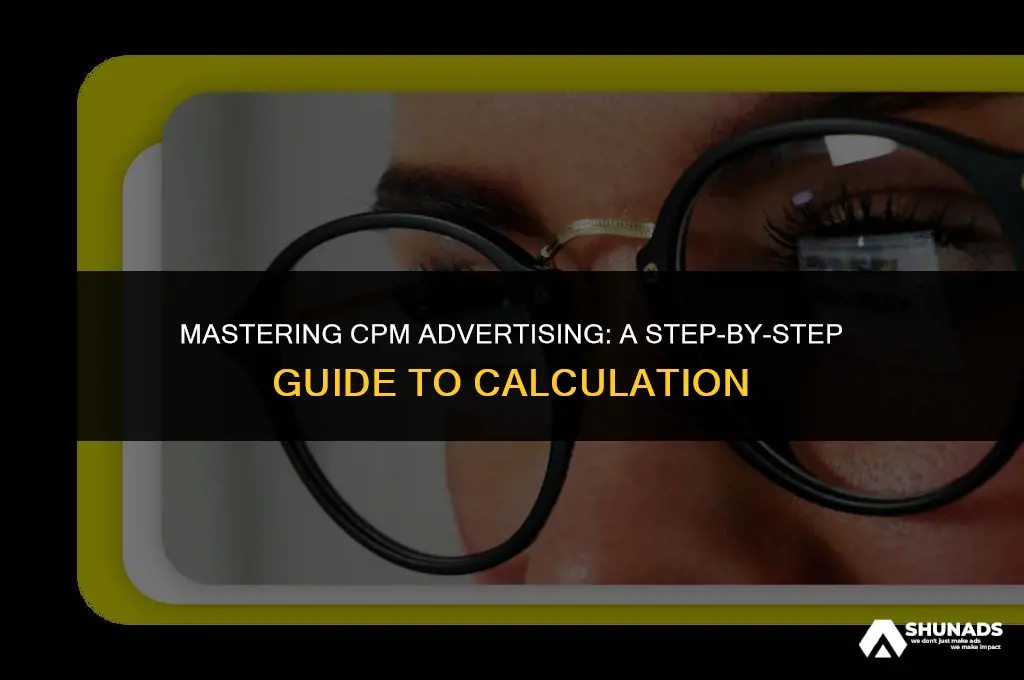 how to calculate cpm advertising