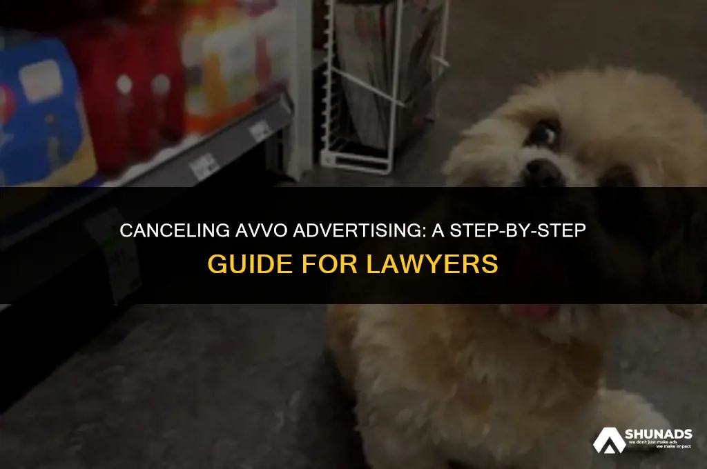 how to cancel avvo advertising