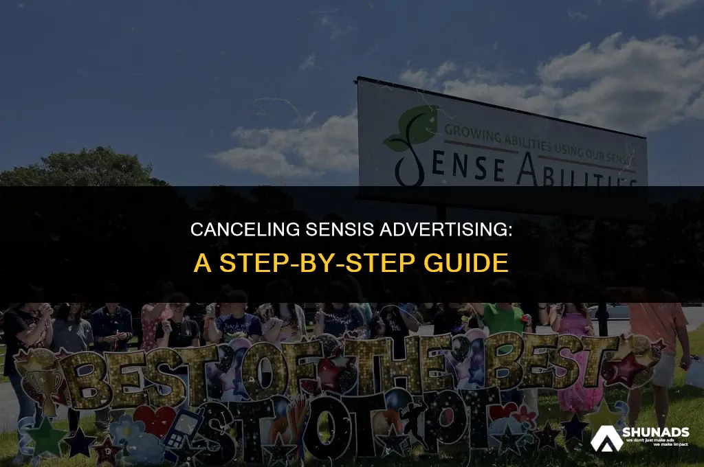 how to cancel sensis advertising