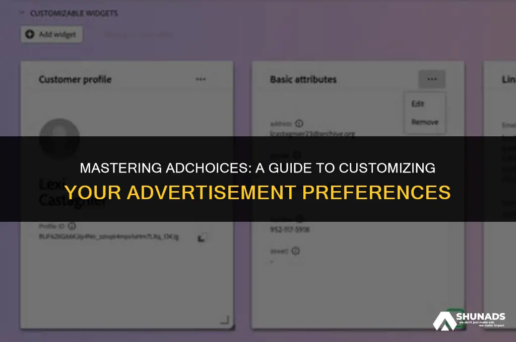 how to change adchoices advertisement
