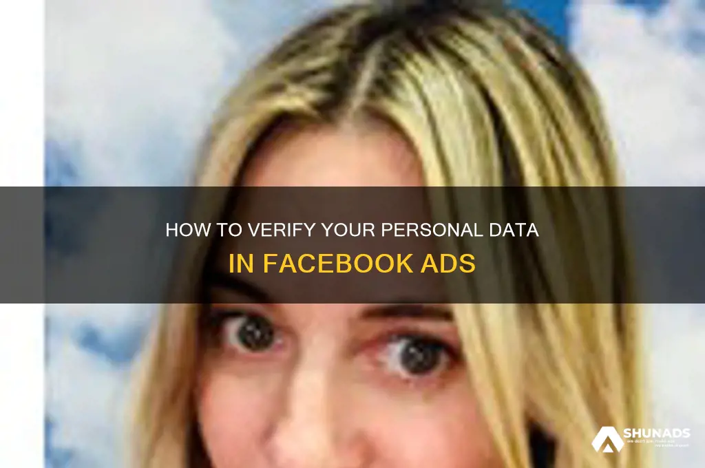how to check your information on facebook advertising