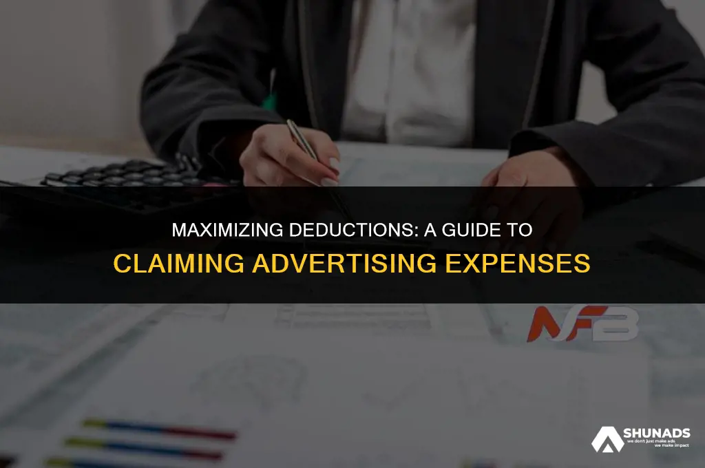 how to claim advertising expenses