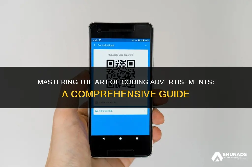 how to code advertisement
