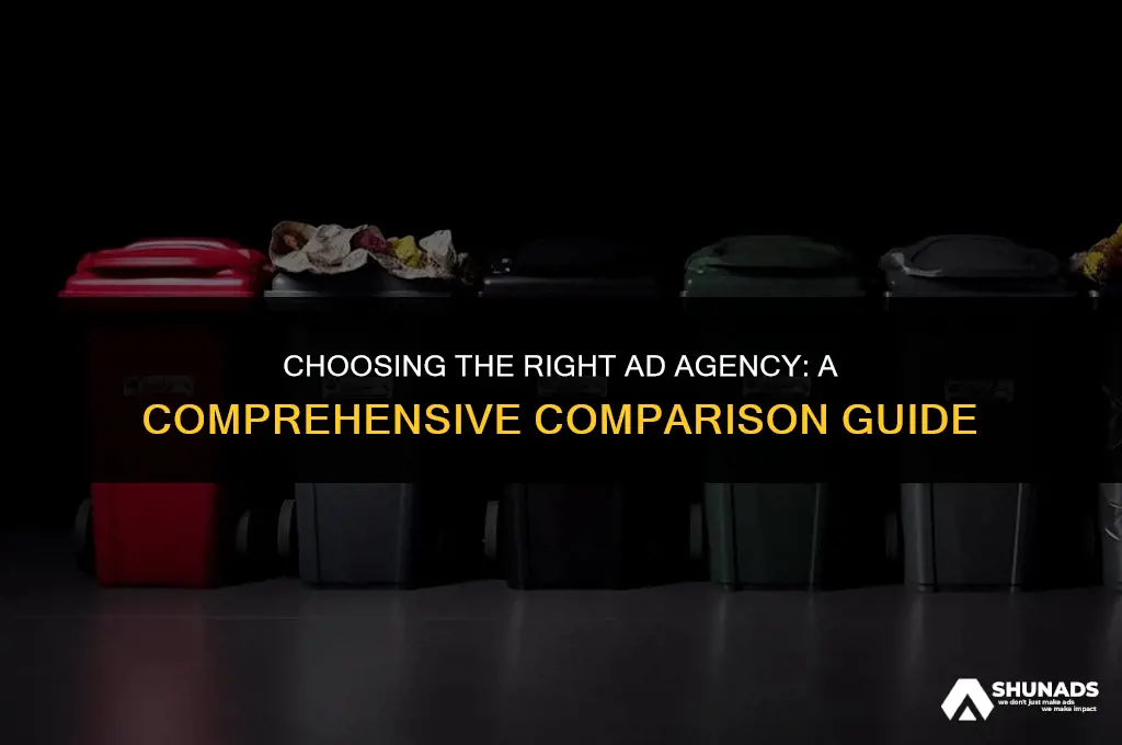 how to compare advertisement agency