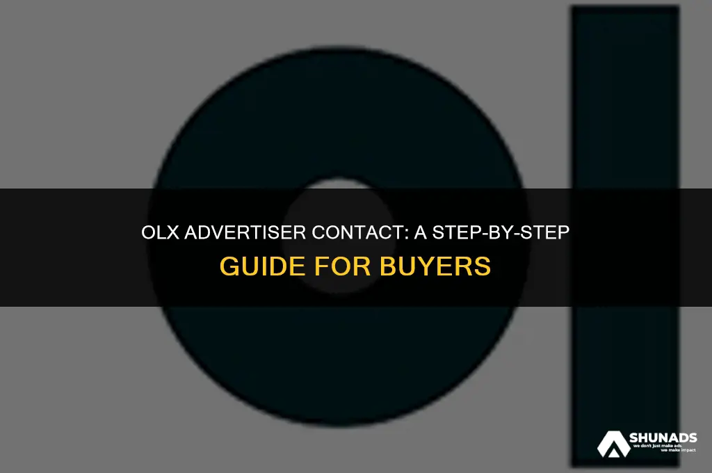 how to contact olx advertiser