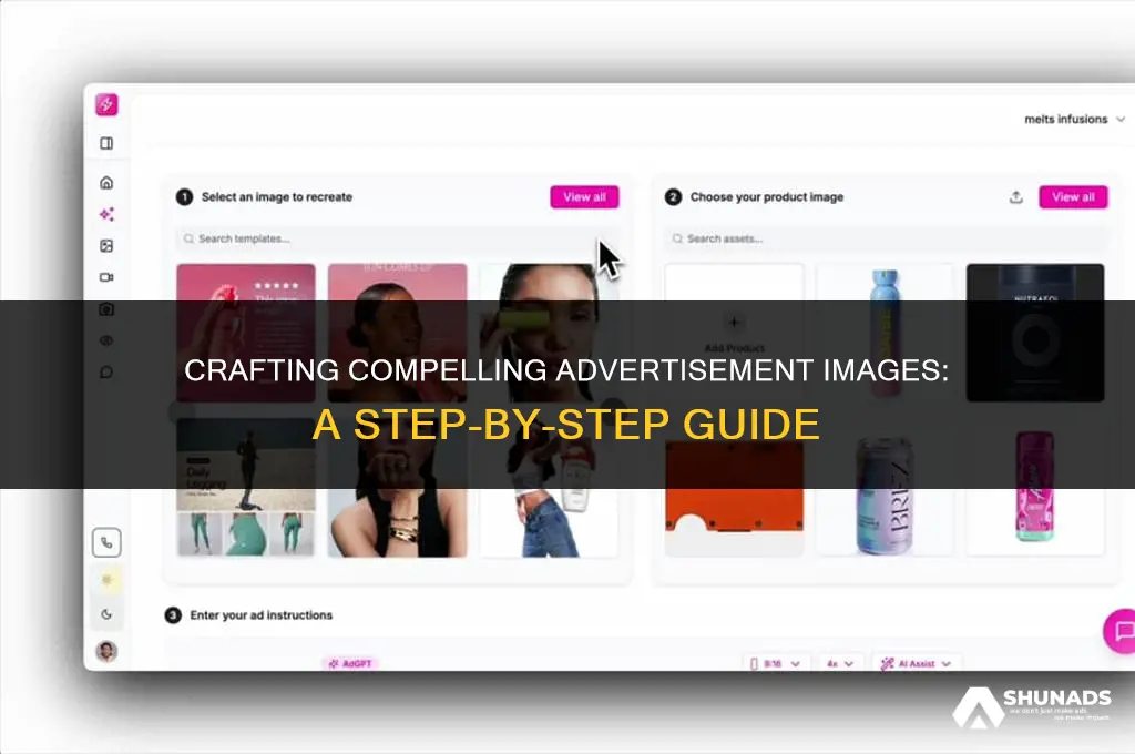 how to create advertisement image