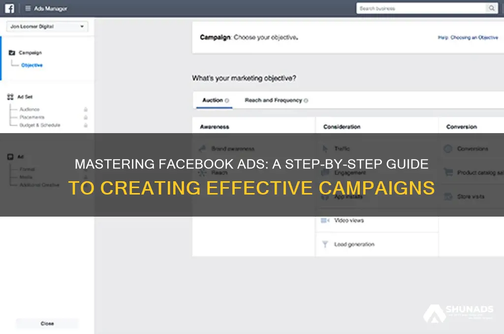 how to create advertisements on facebook