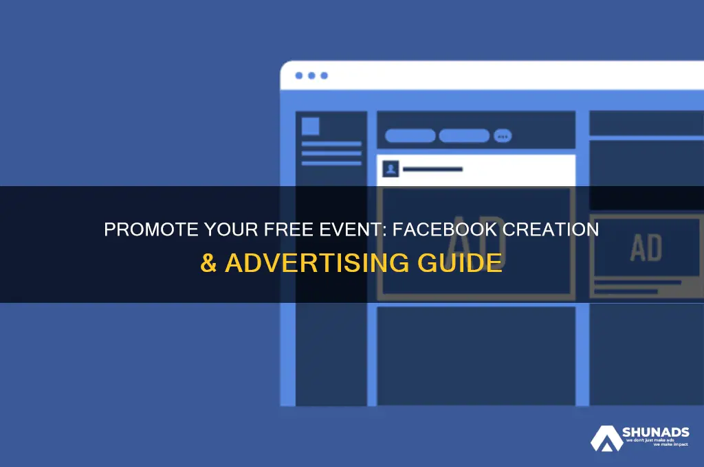 how to create and advertise a free event on facebook