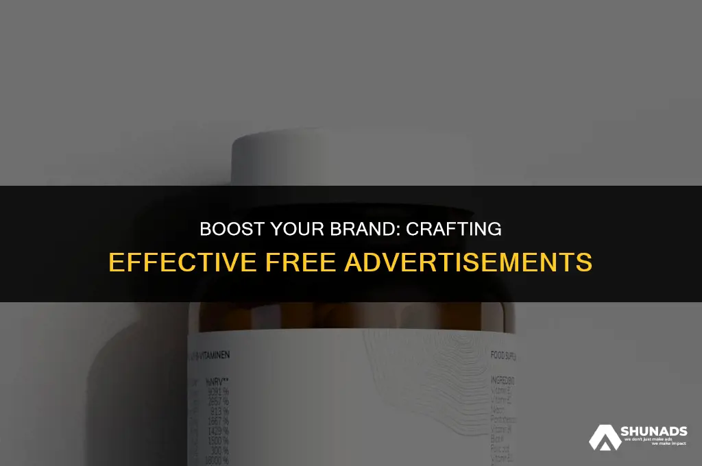how to create free advertisement