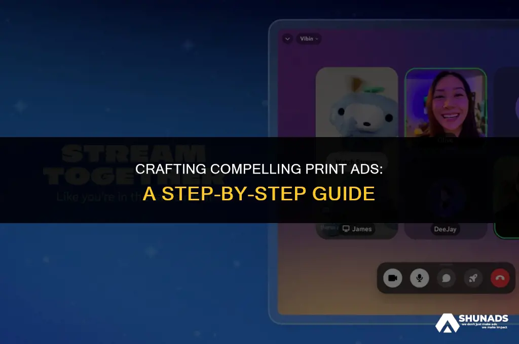 how to create print advertisement