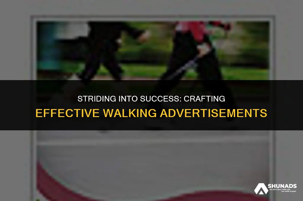 how to create walking advertisement