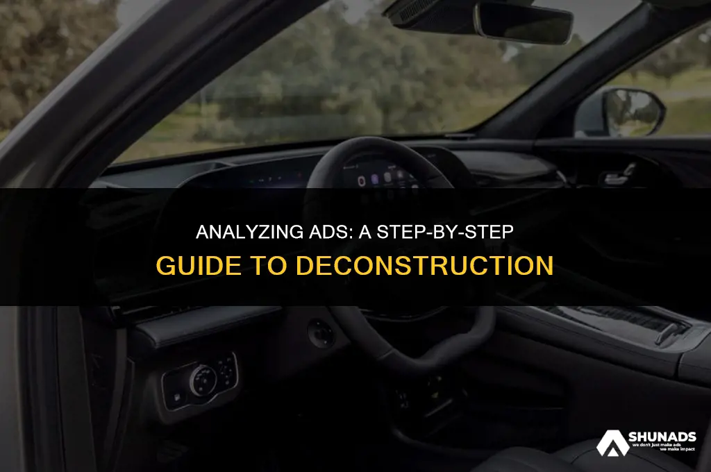 how to deconstruct an advertisement