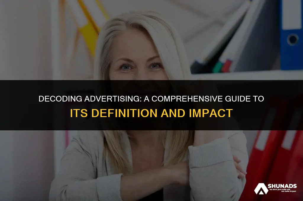 how to define advertising