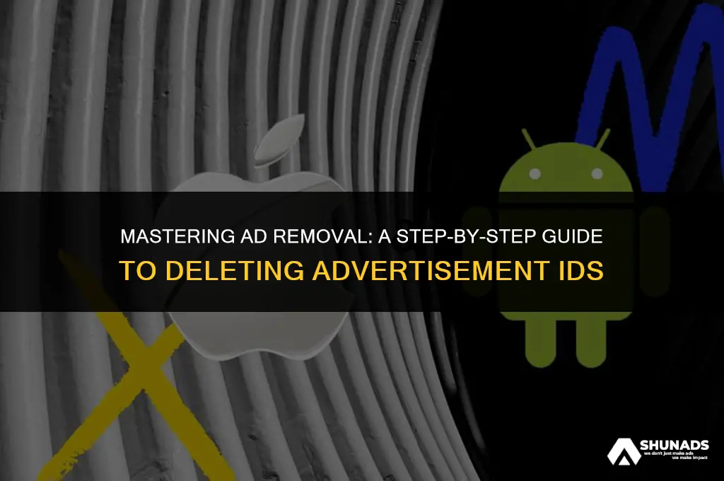 how to delete advertisement id