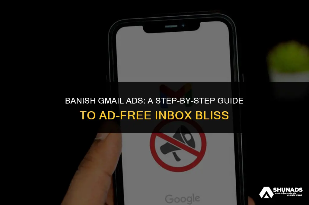 how to delete gmail advertisements