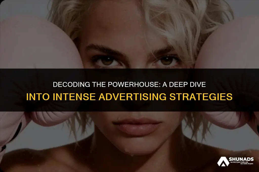 how to describe intense advertising