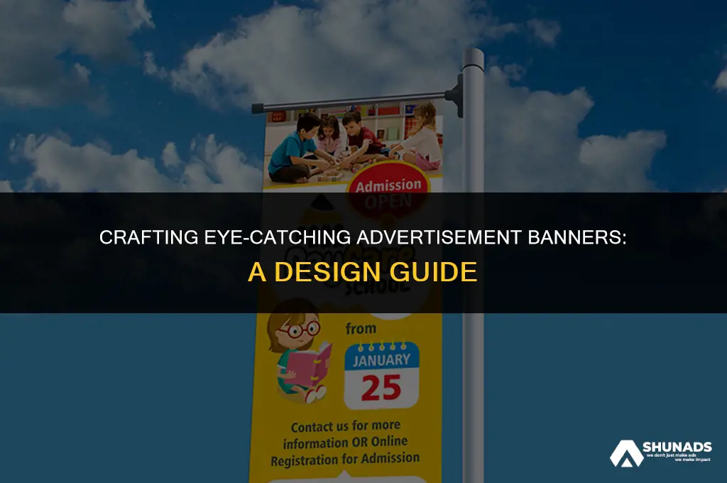how to design advertisement banner