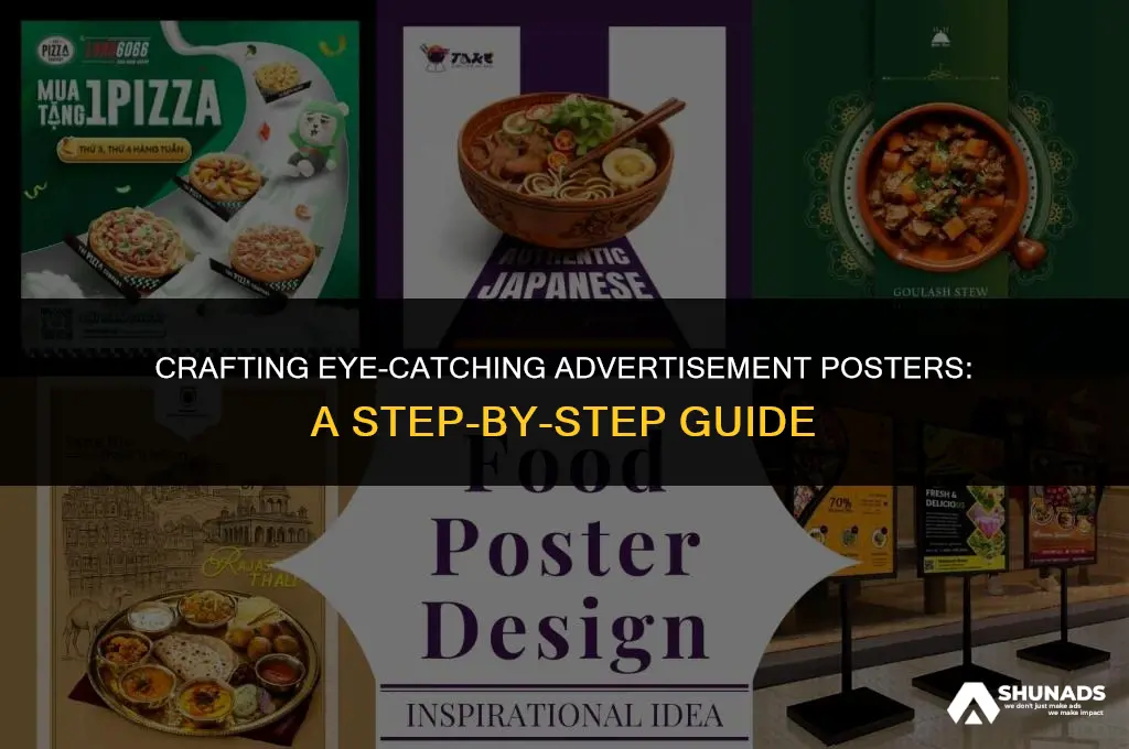 how to design advertisement poster