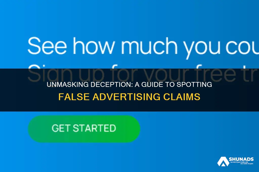 how to detect deceptive advertising