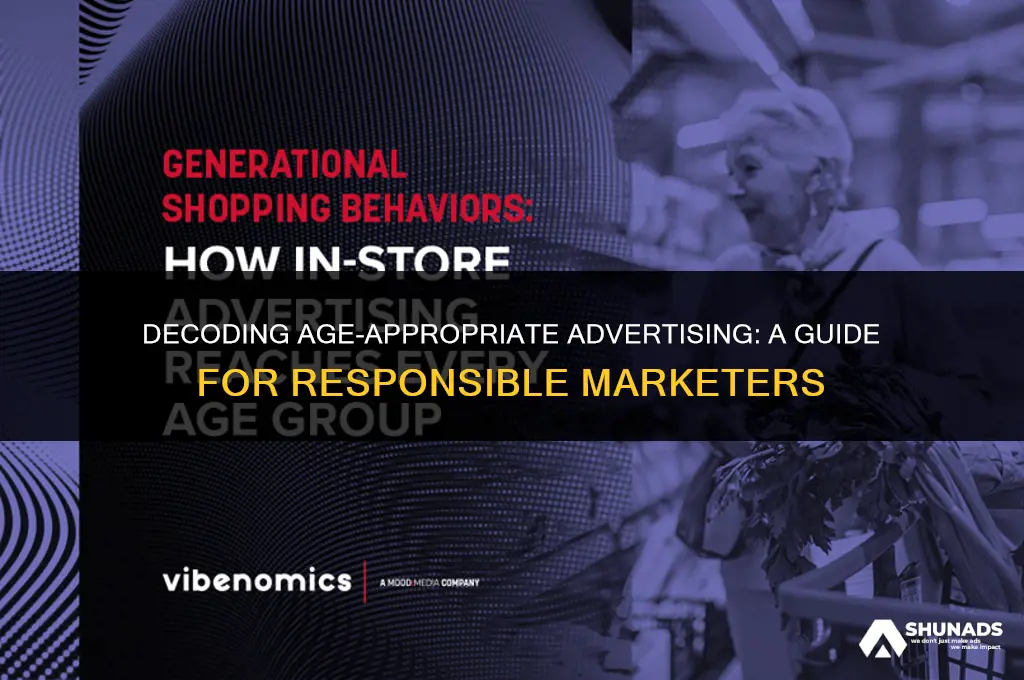 how to determine age advertisement
