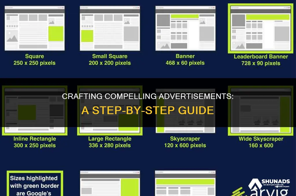 how to do a advertisement
