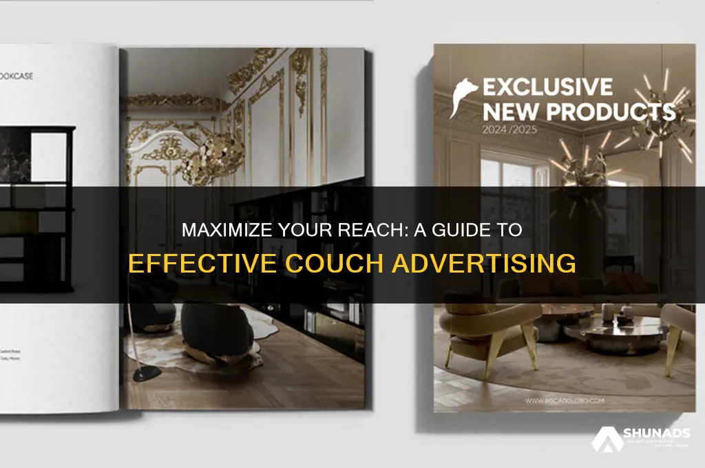 how to do couch advertisement