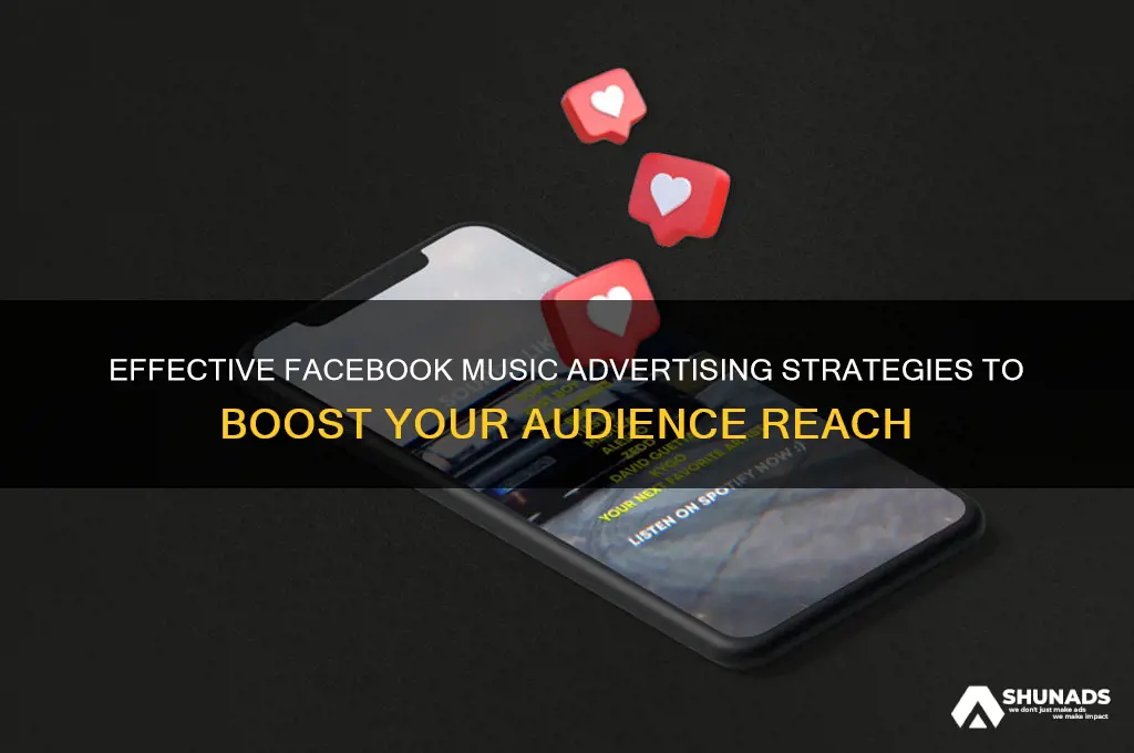 how to do music advertise on facebook