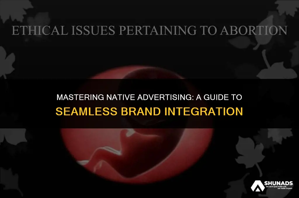 how to do native advertising