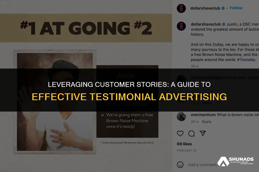 how to do testimonial advertising