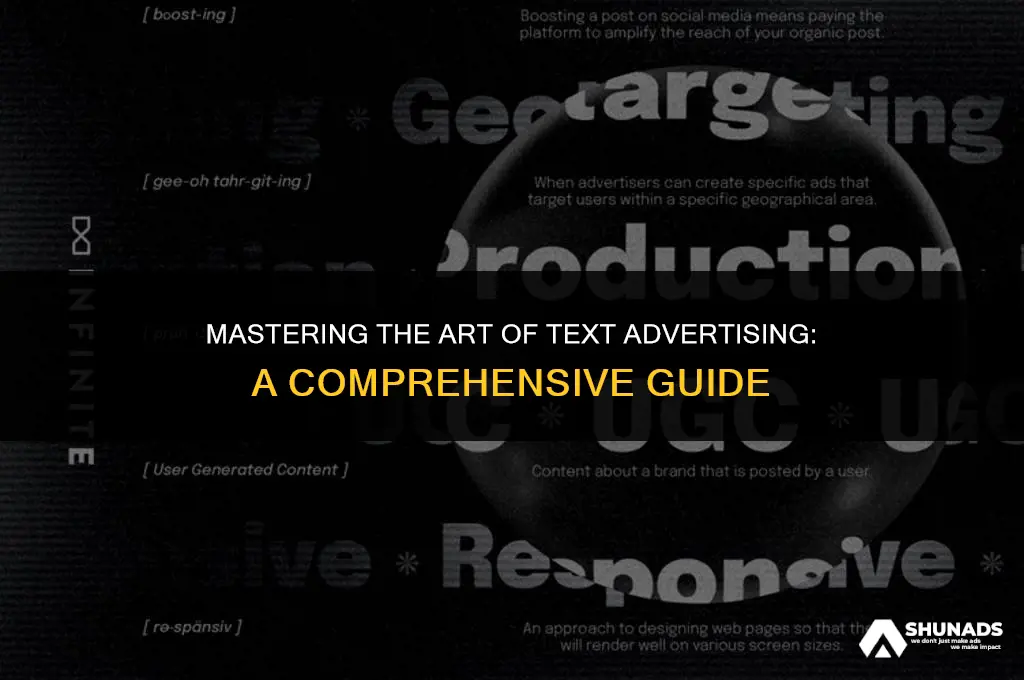 how to do text advertising