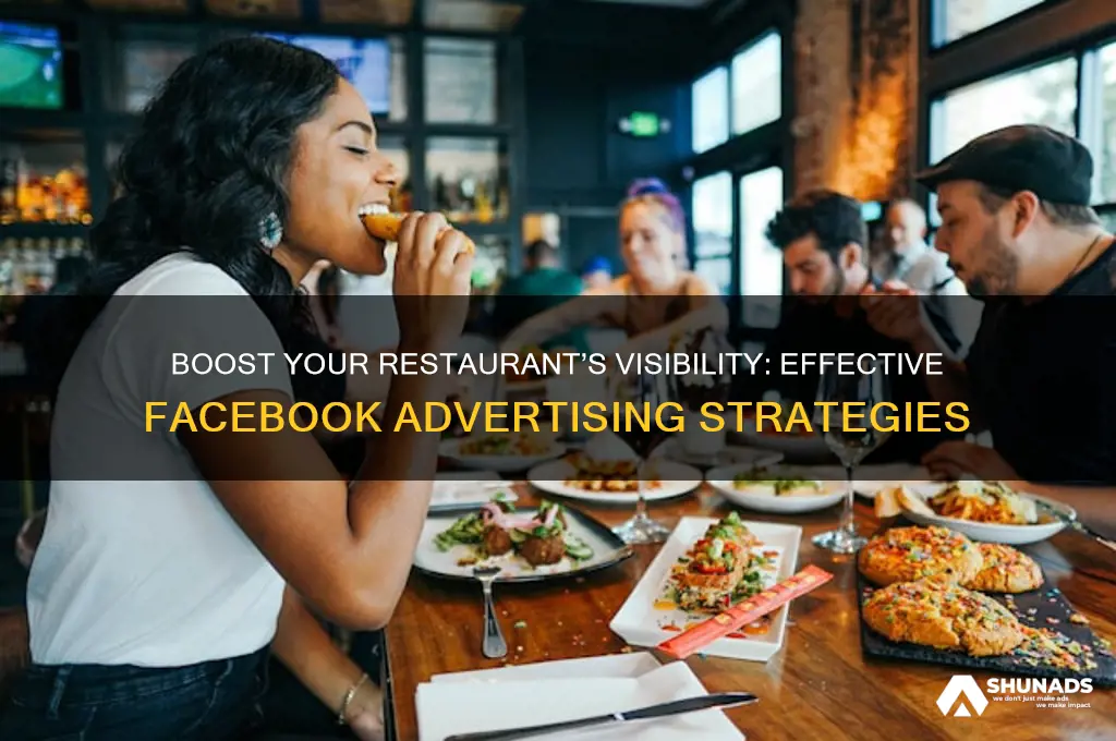 how to effectively advertise restaurant on facebook