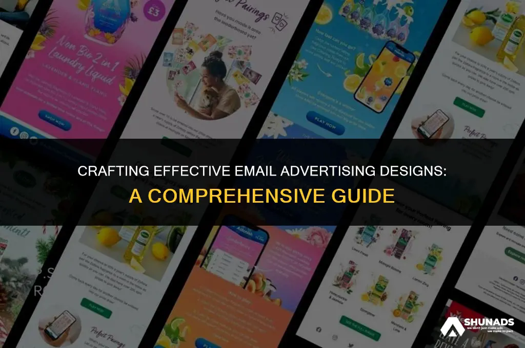 how to email advertising design