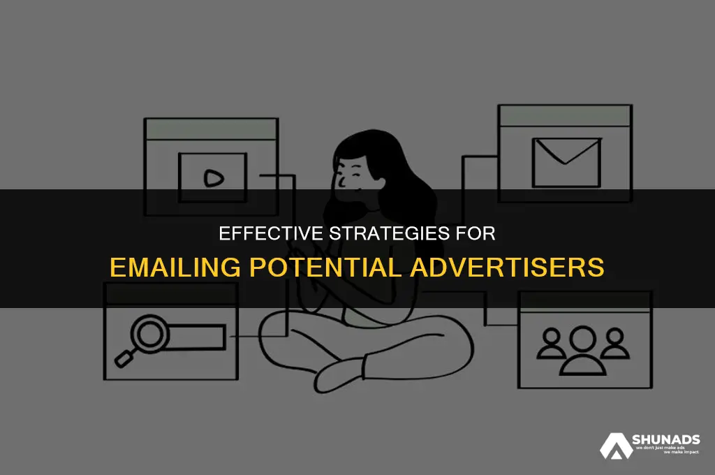 how to email potential advertisers