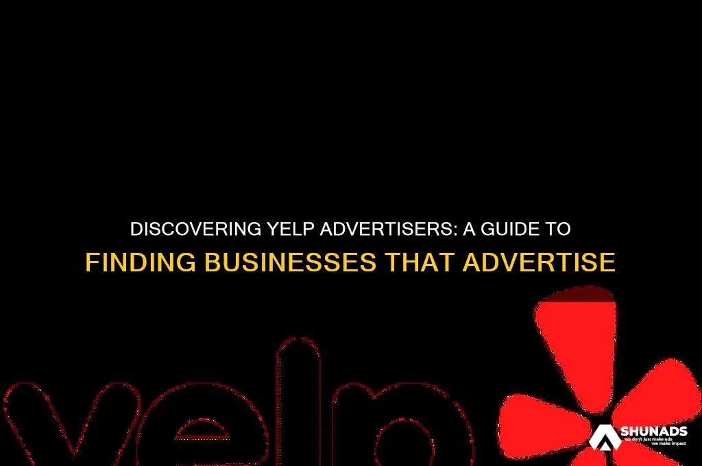 how to find businesses that advertise on yelp