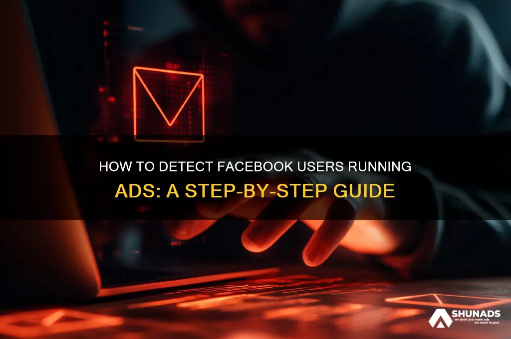 how to find if a facebook user is advertising