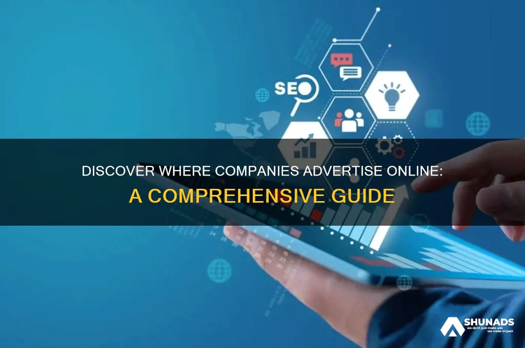 how to find what websites companies advertise on