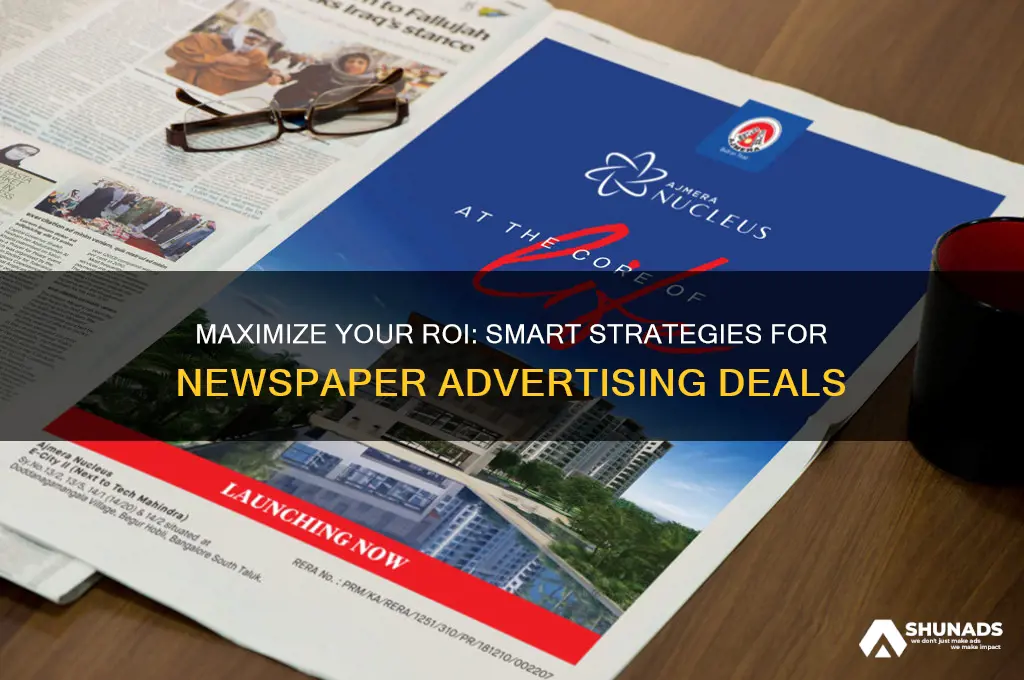 how to get a better deal on newspaper advertising