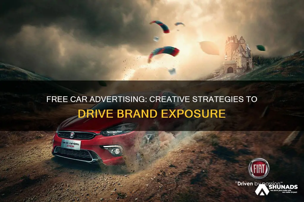 how to get a car for free to advertise it