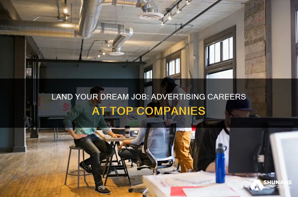 how to get a job in advertising with big companies