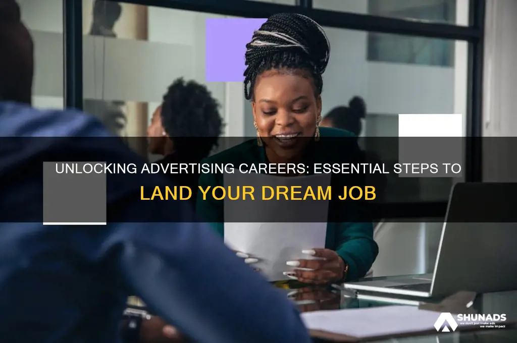 how to get a job in advertising