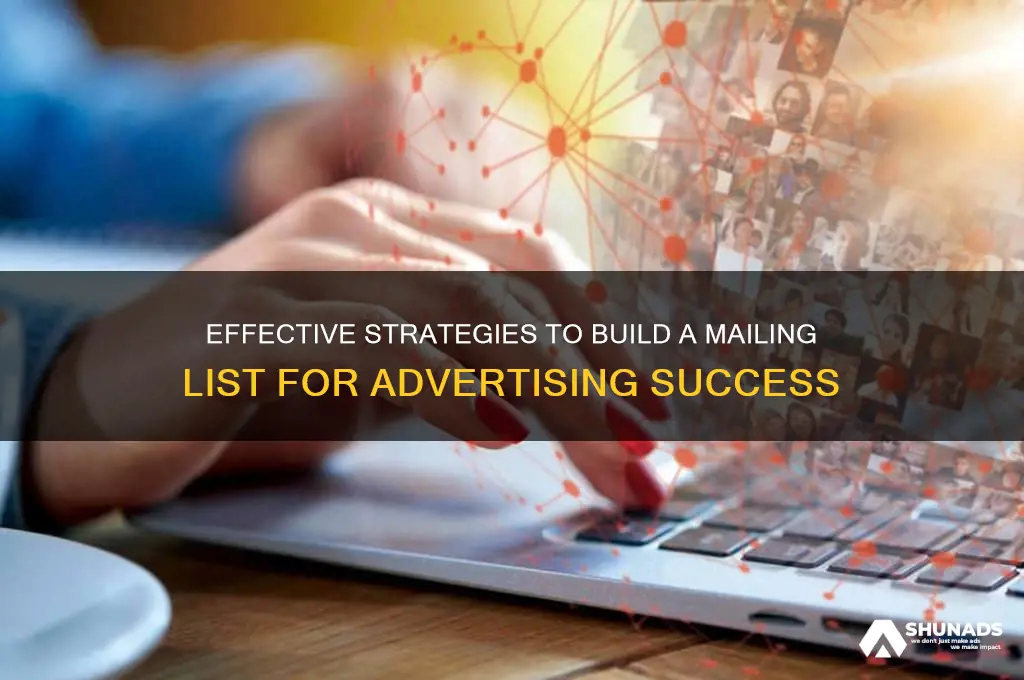 how to get a mailing list for advertising