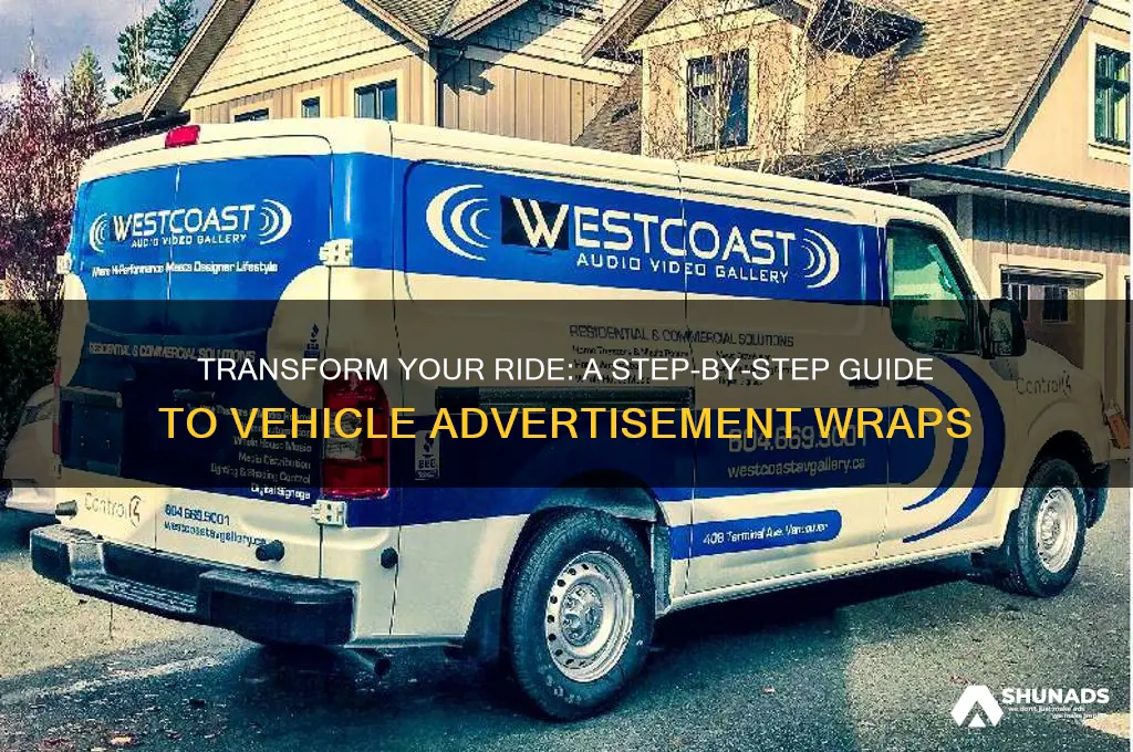 how to get a vehicle advertisement wrap