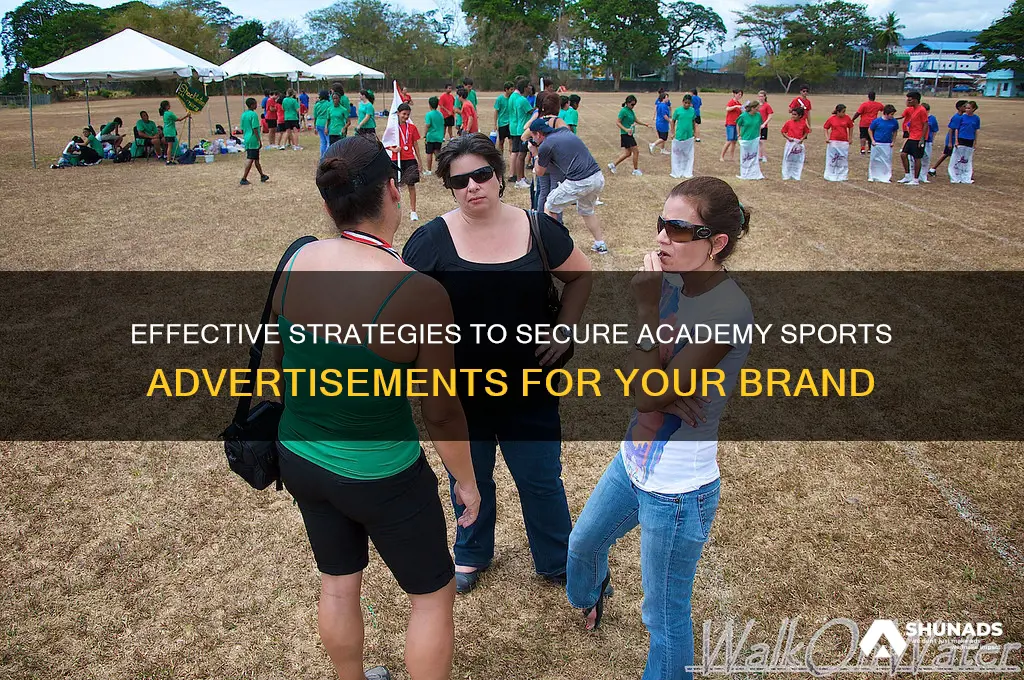 how to get acadamy sports advertisements