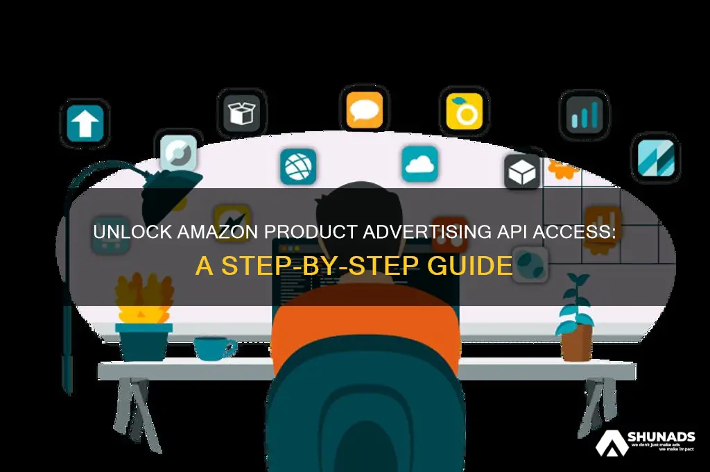 how to get access to amazon product advertising api