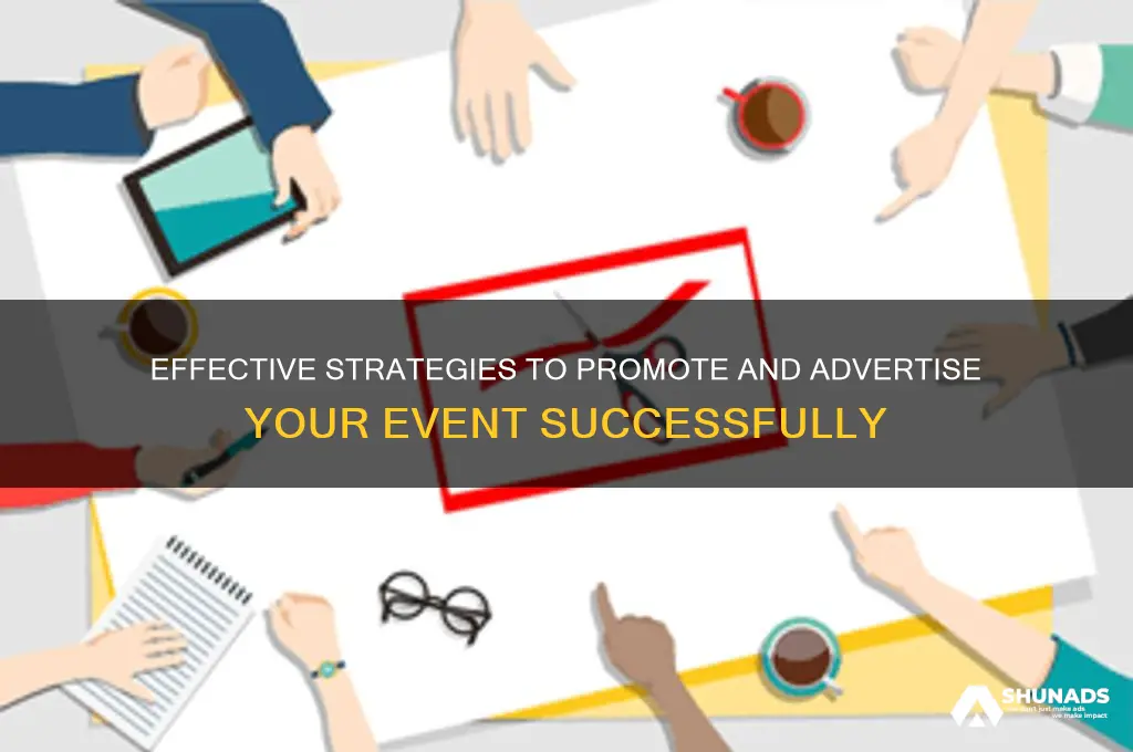 how to get advertise your event