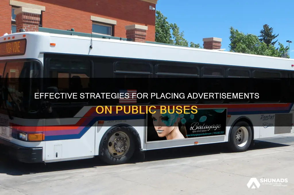 how to get advertisement on buses