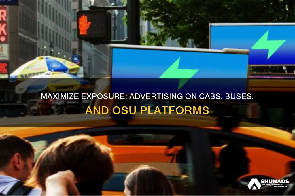 how to get advertisement on cabs bus osu